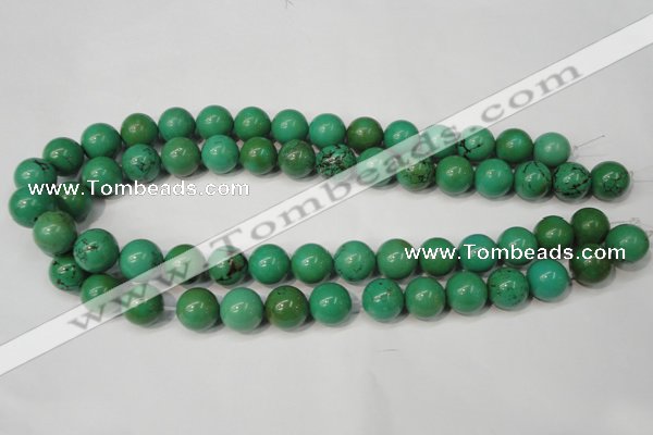 CNT355 15.5 inches 14mm round turquoise beads wholesale