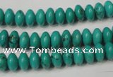 CNT361 15.5 inches 5*8mm rondelle turquoise beads wholesale