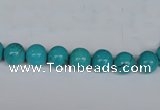 CNT38 16 inches 3mm round turquoise beads wholesale