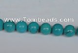 CNT39 16 inches 4mm round turquoise beads wholesale