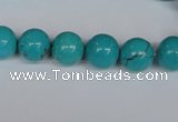 CNT40 16 inches 6mm round turquoise beads wholesale