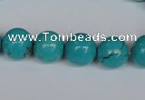 CNT41 16 inches 8mm round turquoise beads wholesale