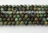 CNT411 15.5 inches 8mm round natural turquoise beads wholesale