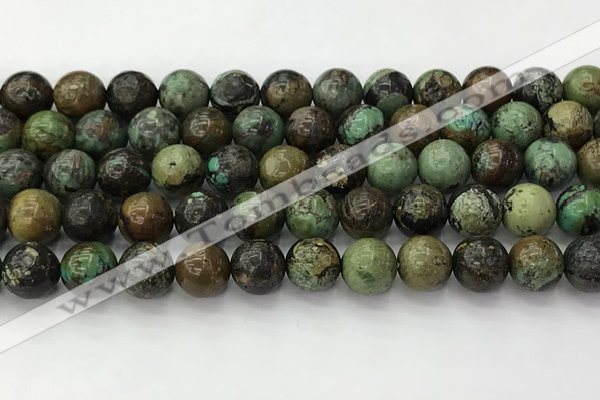 CNT412 15.5 inches 10mm round natural turquoise beads wholesale