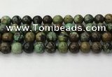 CNT413 15.5 inches 12mm round natural turquoise beads wholesale