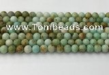 CNT416 15.5 inches 6mm round mongolian turquoise beads wholesale