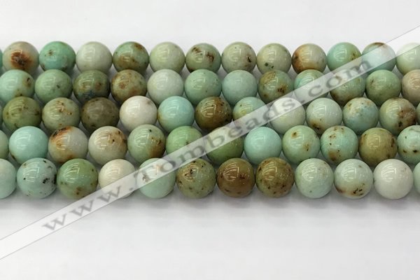 CNT418 15.5 inches 10mm round mongolian turquoise beads wholesale