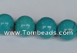 CNT44 16 inches 14mm round turquoise beads wholesale