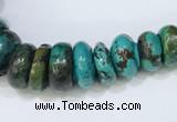 CNT500 15.5 inches 4*8mm - 8*18mm nuggets turquoise gemstone beads