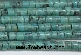 CNT527 15.5 inches 3mm - 3.5mm heishi turquoise gemstone beads