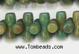 CNT536 15.5 inches 3*9mm turquoise gemstone beads