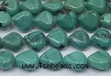 CNT545 15.5 inches 6mm triangle turquoise gemstone beads