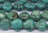 CNT546 15.5 inches 8mm triangle turquoise gemstone beads
