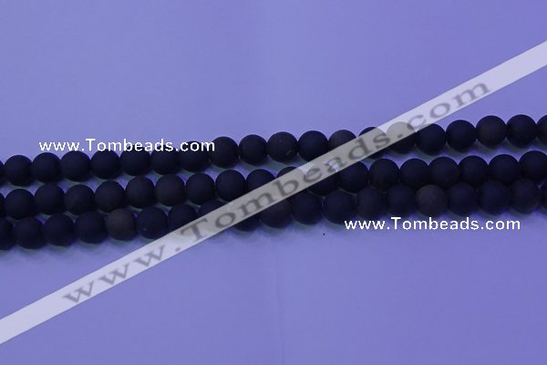 COB277 15.5 inches 4mm round matte golden obsidian beads wholesale