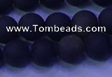 COB279 15.5 inches 8mm round matte golden obsidian beads wholesale