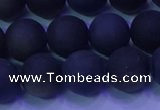 COB280 15.5 inches 10mm round matte golden obsidian beads wholesale