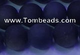 COB281 15.5 inches 12mm round matte golden obsidian beads wholesale