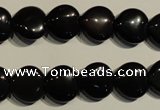 COB466 15.5 inches 8*8mm heart black obsidian beads wholesale