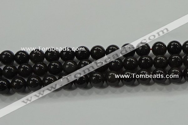 COB602 15.5 inches 10mm round ice black obsidian beads wholesale