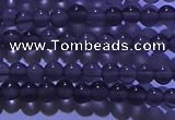 COB700 15.5 inches 4mm round ice black obsidian beads wholesale