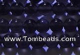 COB701 15.5 inches 6mm round ice black obsidian beads wholesale