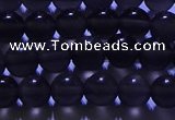 COB711 15.5 inches 6mm round ice black obsidian beads wholesale