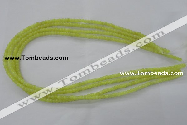 COJ101 15.5 inches 4mm round olive jade beads wholesale