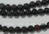 COJ301 15.5 inches 6mm round Indian bloodstone beads wholesale