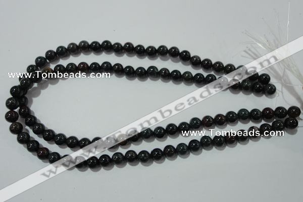 COJ302 15.5 inches 8mm round Indian bloodstone beads wholesale