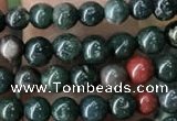 COJ330 15.5 inches 4mm round Indian bloodstone beads wholesale