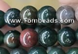 COJ331 15.5 inches 6mm round Indian bloodstone beads wholesale