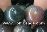 COJ335 15.5 inches 14mm round Indian bloodstone beads wholesale