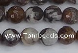 COJ363 15.5 inches 10mm faceted round outback jasper beads