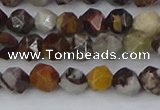 COJ371 15.5 inches 6mm faceted nuggets outback jasper beads