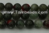 COJ451 15.5 inches 6mm round blood jasper beads wholesale