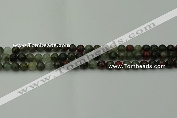 COJ451 15.5 inches 6mm round blood jasper beads wholesale