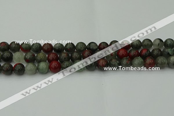 COJ453 15.5 inches 10mm round blood jasper beads wholesale