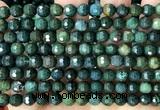 COJ512 15 inches 6mm faceted round Indian bloodstone beads wholesale