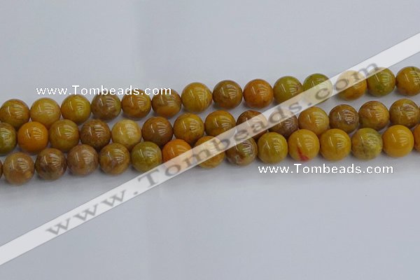 COJ603 15.5 inches 10mm round orpiment jasper beads wholesale