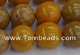 COJ604 15.5 inches 12mm round orpiment jasper beads wholesale