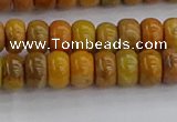 COJ611 15.5 inches 4*6mm rondelle orpiment jasper beads