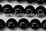 CON06 15.5 inches 14mm round black onyx gemstone beads