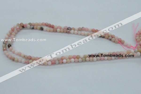 COP01 15.5 inches 5mm round natural pink opal beads wholesale