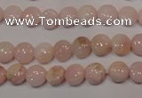 COP1011 15.5 inches 8mm flat round natural pink opal gemstone beads