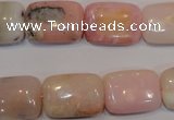 COP1034 15.5 inches 13*18mm rectangle natural pink opal gemstone beads