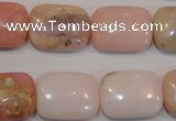 COP1035 15.5 inches 15*20mm rectangle natural pink opal gemstone beads