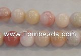 COP1062 15.5 inches 10mm round natural pink opal gemstone beads