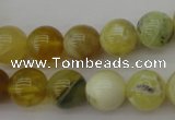 COP1204 15.5 inches 12mm round yellow opal gemstone beads