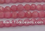 COP1221 15.5 inches 6mm faceted nuggets Chinese pink opal beads