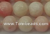 COP1229 15.5 inches 12mm round Chinese pink opal beads wholesale